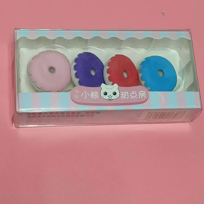 Gommes Kawaii Sucette & Glace – Papeterie Mignonne, Enfants & École, Cadeau Créatif