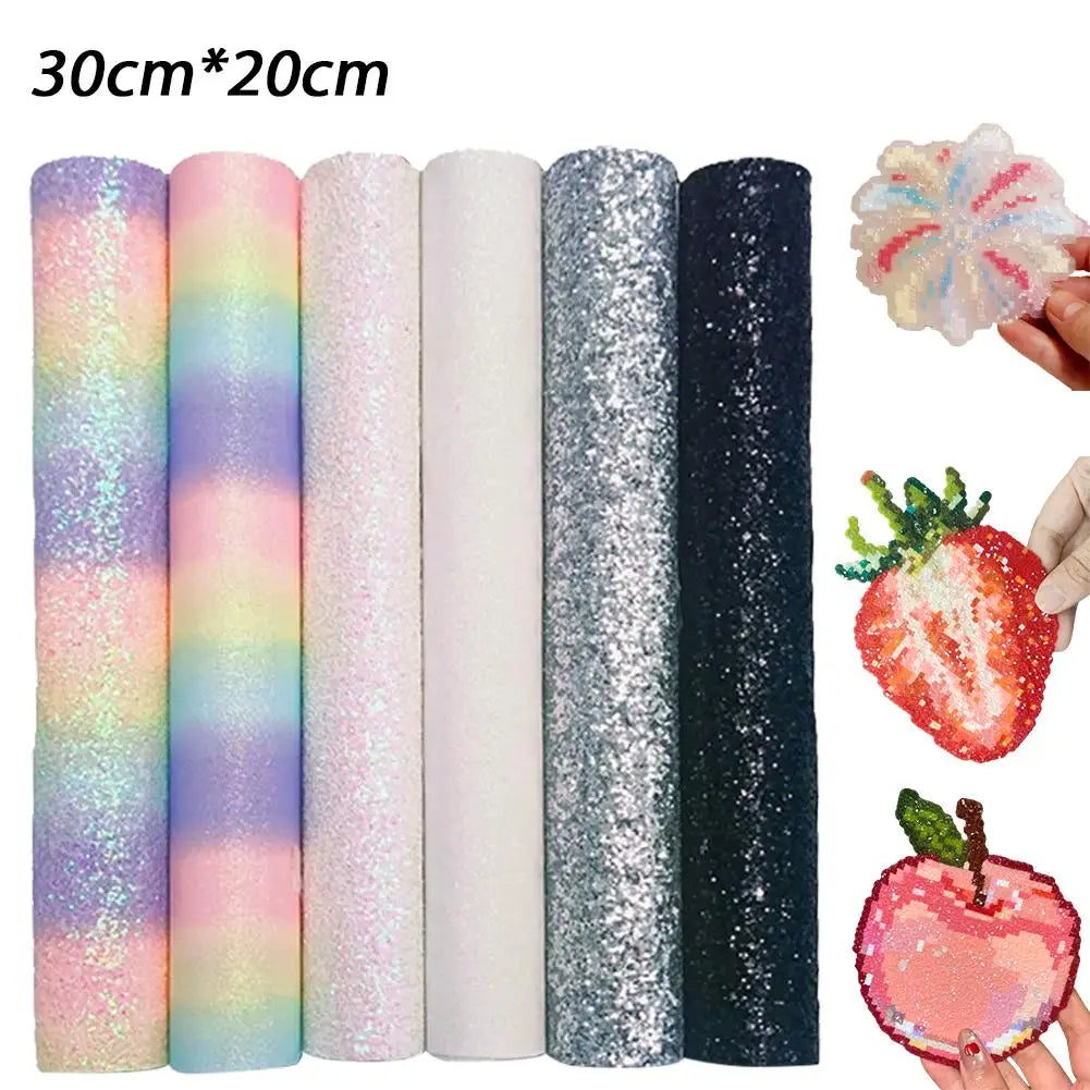 Feuilles Pailletées pour Perles à Repasser – Lot de 6