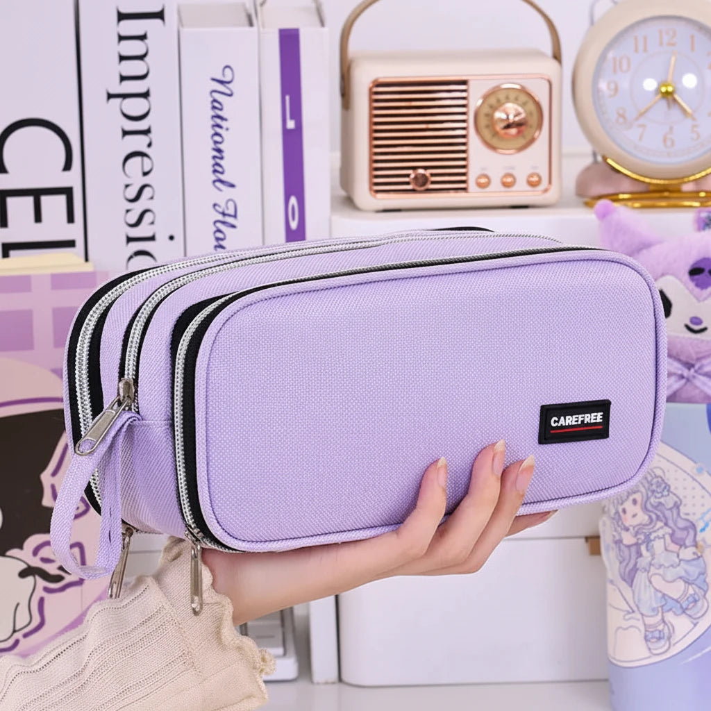 Trousse Scolaire Grande Capacité – Organisateur de Papeterie, 5 Coloris