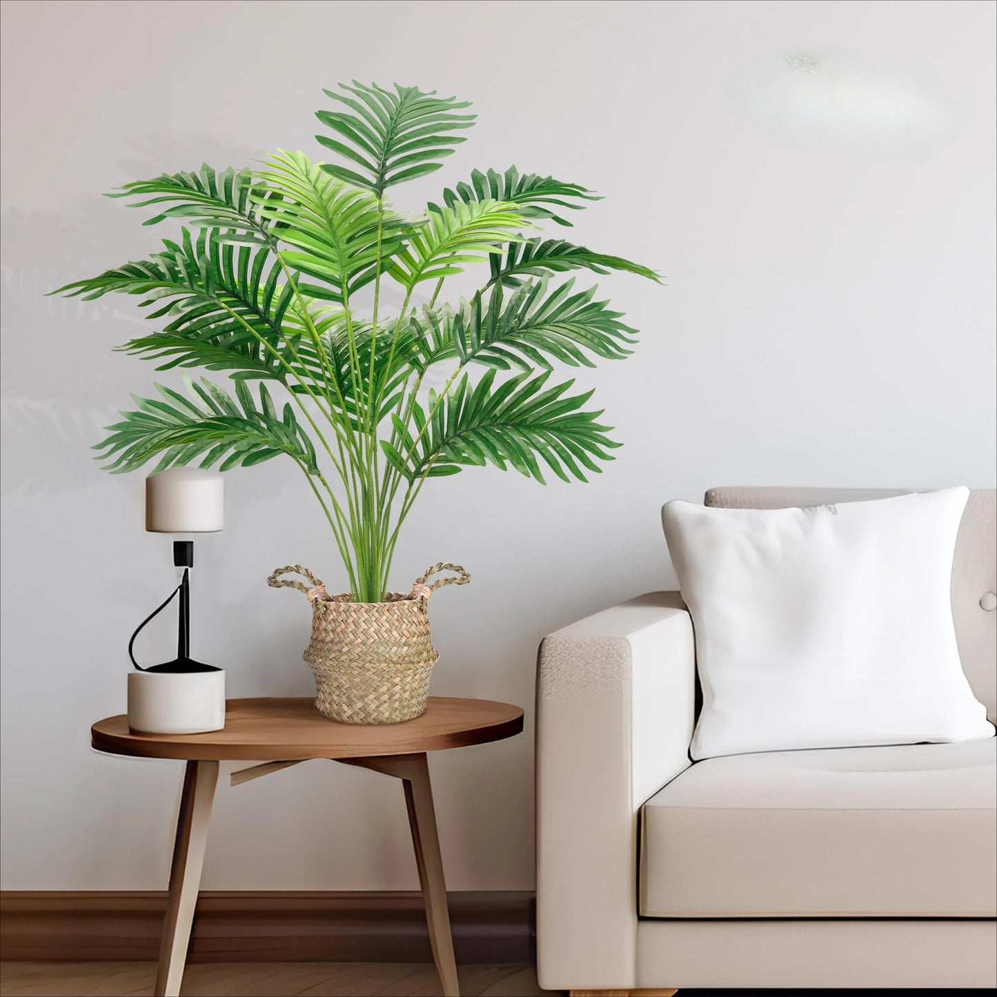 Palmier Artificiel Areca – Plante Plastique Décorative 65 à 90 cm