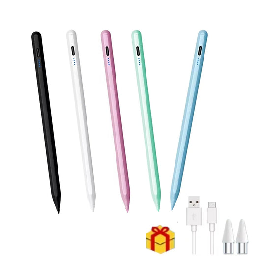 Stylet Capacitif Universel – Compatible Android, iOS, iPad, Samsung, Huawei, Xiaomi – 6 Coloris