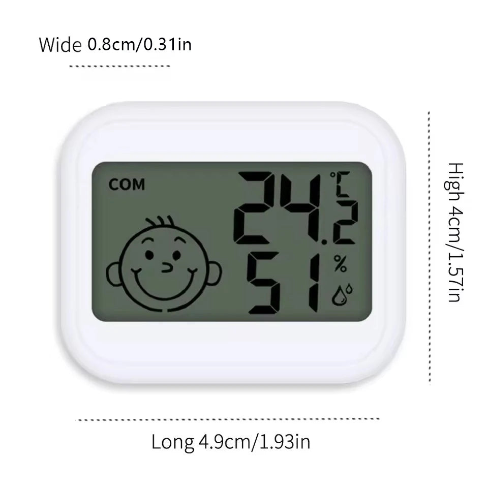 Thermomètre Hygromètre LED – Horloge Électronique, Température & Humidité, Alarme