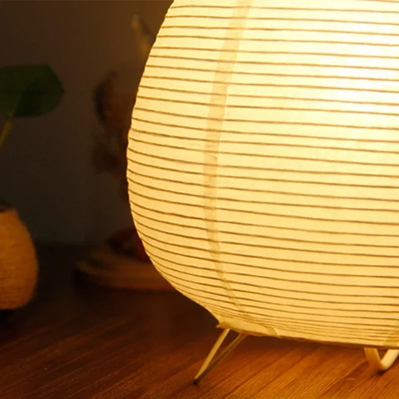 Lanterne Japonaise LED en Papier de Riz – Lampe d’Ambiance Déco