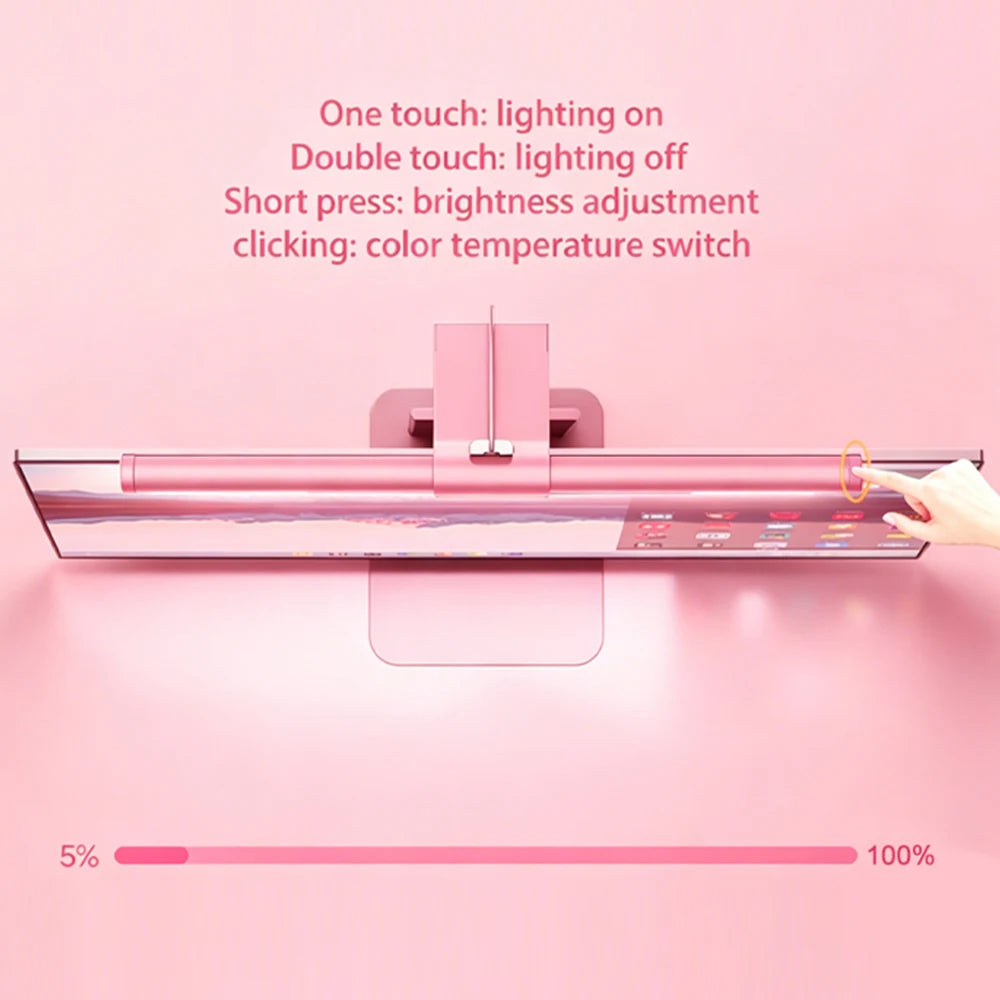 Barre Lumineuse LED pour Moniteur – RGB Dimmable, Télécommande, Gaming