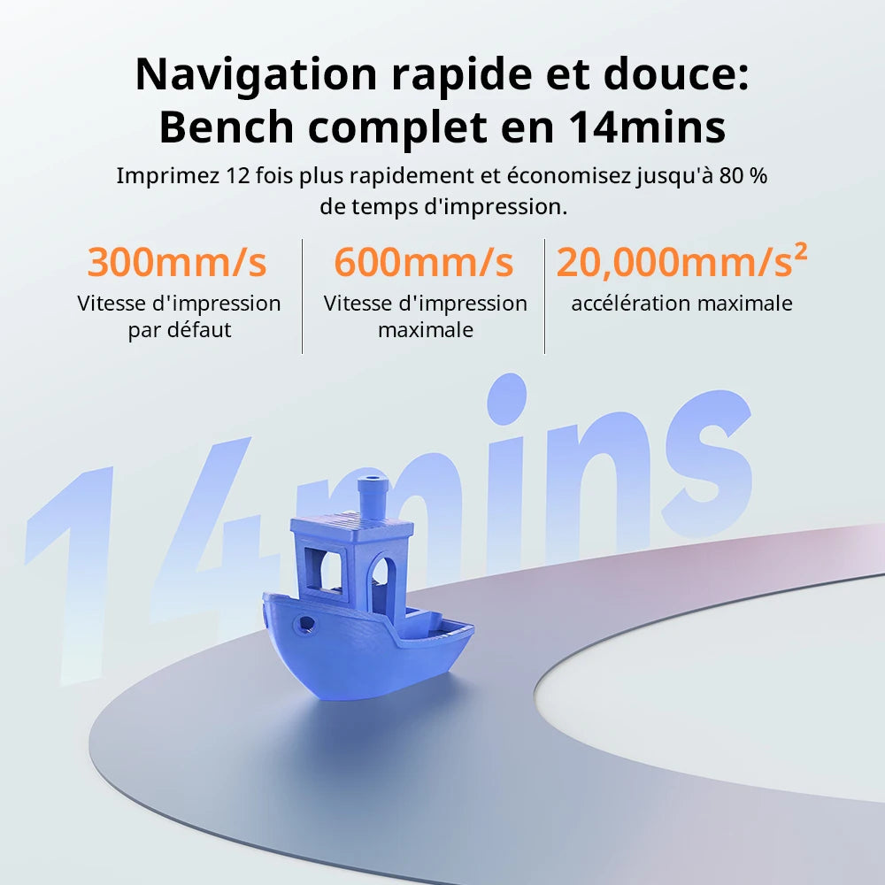 Imprimante 3D ANYCUBIC Kobra 4 – Multi-Couleurs FDM, 600mm/s, 8 Couleurs, Contrôle App