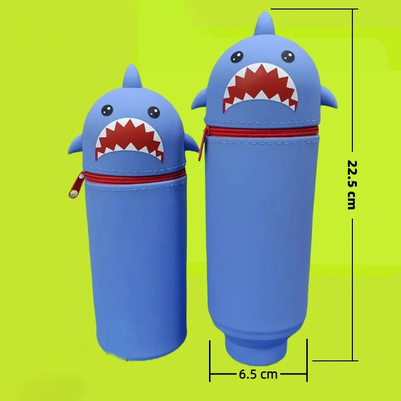 Trousse Télescopique en Silicone – Animaux Mignons, Grande Capacité, 15 Designs