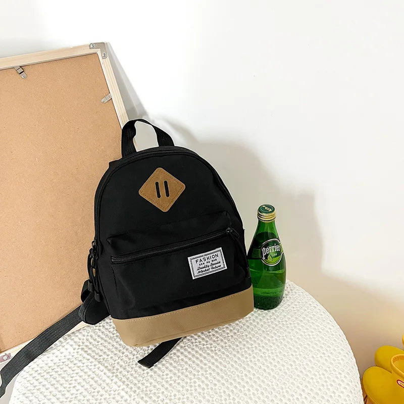 Sac à Dos Enfant École Primaire – Léger, Nylon, Fille & Garçon, Bleu ou Noir