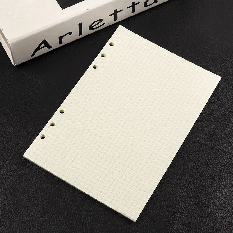 Recharges Feuilles Mobiles pour Classeur – A4, B5, A5, A6, A7 – Ligné, Quadrillé, Vierge & Accessoires