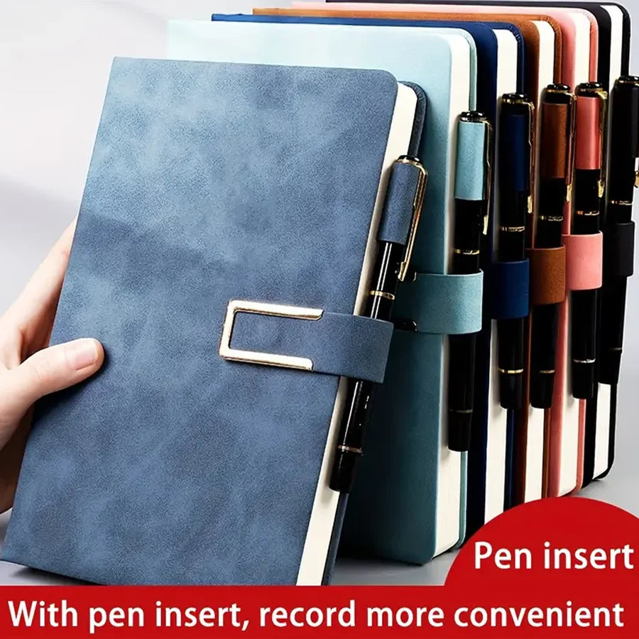 Carnet A5 Cuir Souple Rétro – 200 ou 360 Pages – Agenda Étudiants & Bureau – 7 Coloris
