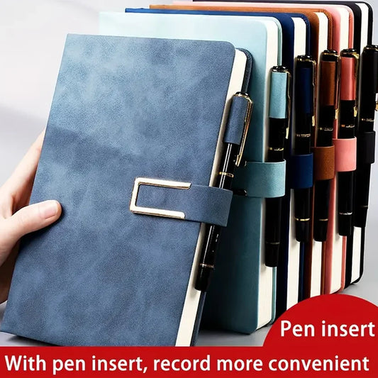 Carnet A5 Cuir Souple Rétro – 200 ou 360 Pages – Agenda Étudiants & Bureau – 7 Coloris