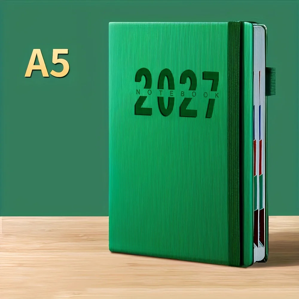 Journal d’Autodiscipline 365 Jours – Agenda Gestion du Temps – 2026 ou 2027 – 5 Coloris