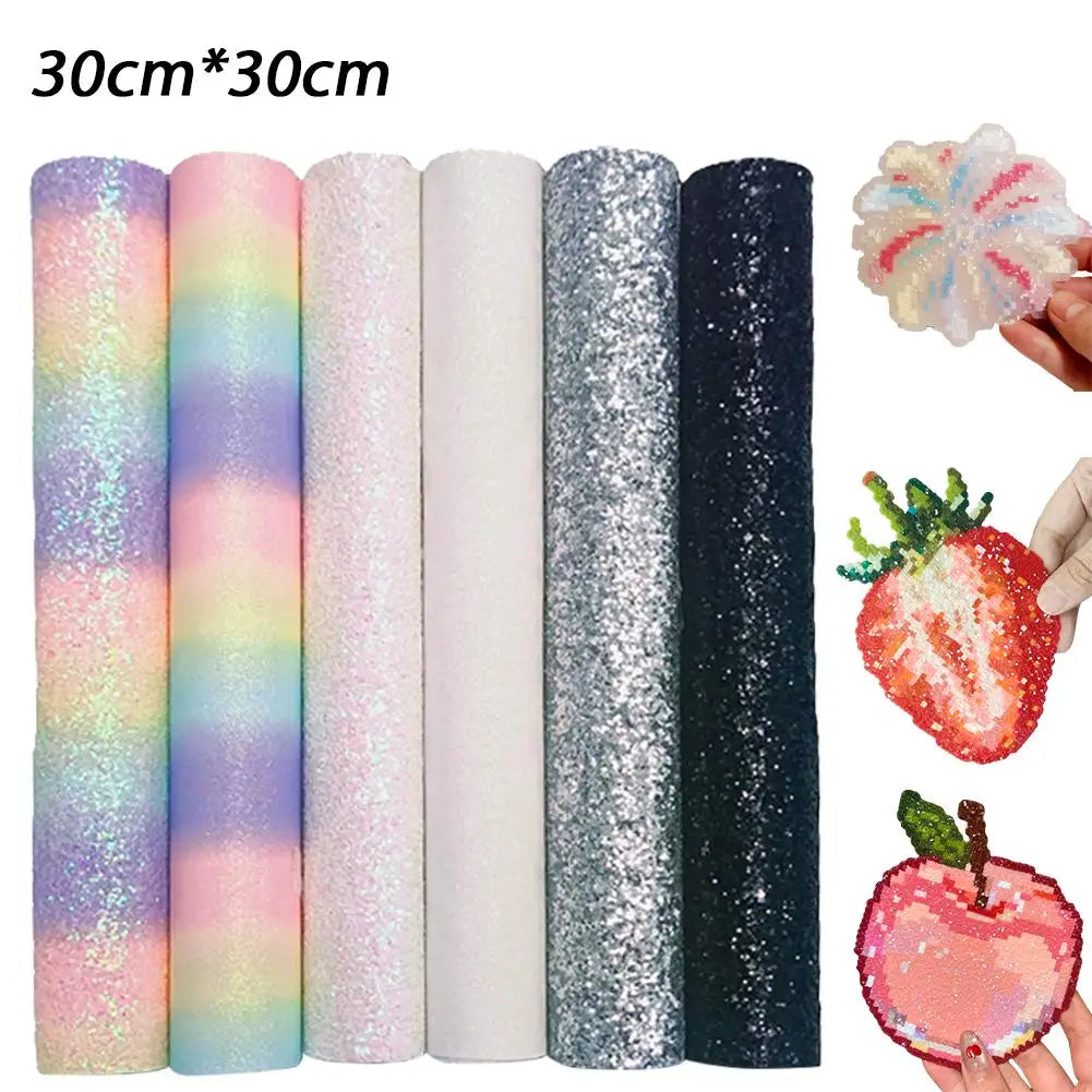 Feuilles Pailletées pour Perles à Repasser – Lot de 6
