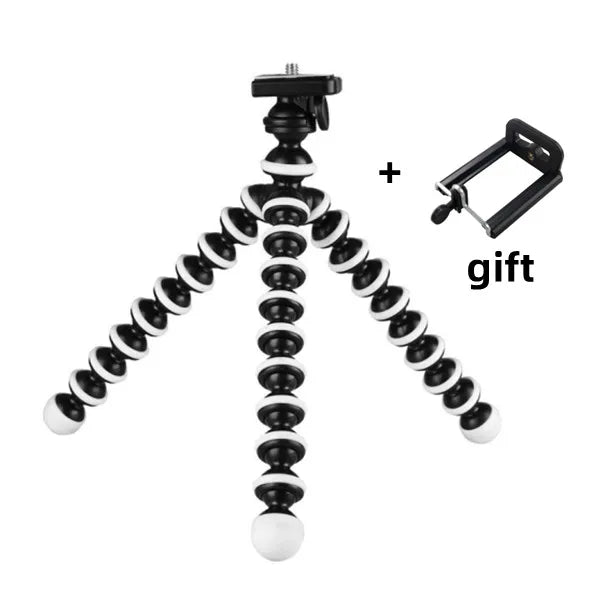 Mini Trépied Flexible Octopus pour Smartphone – Poulpe, Support Universel, Compact & Léger