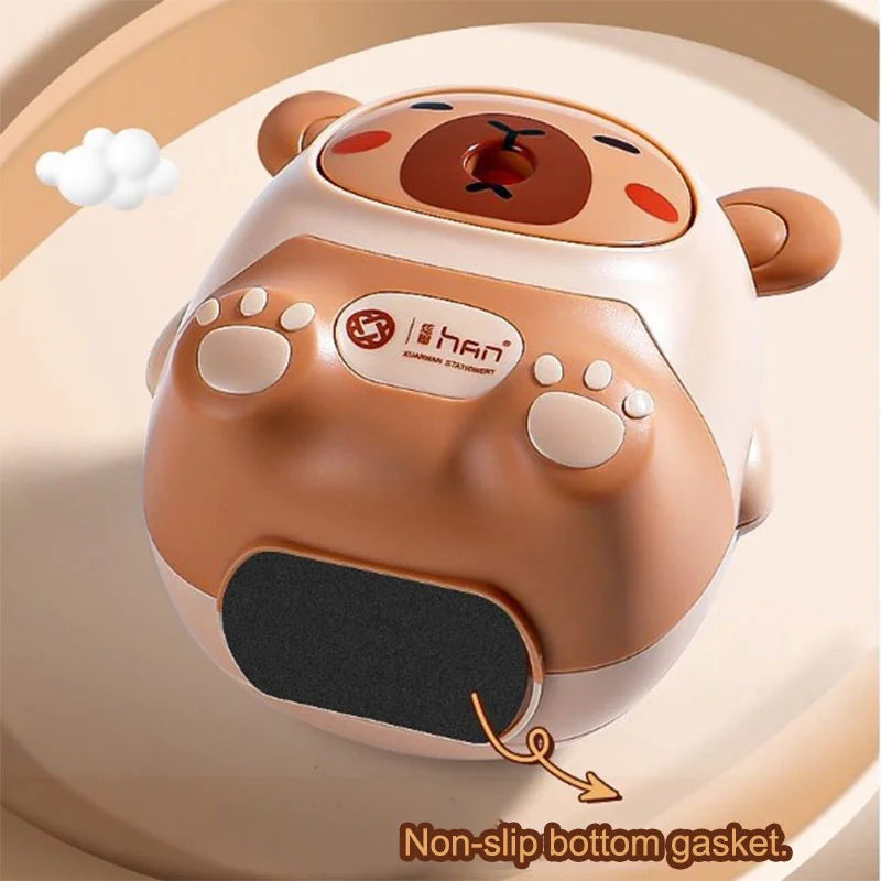 Taille-Crayon Capybara Kawaii – Papeterie Créative Style Coréen, 4 Modèles