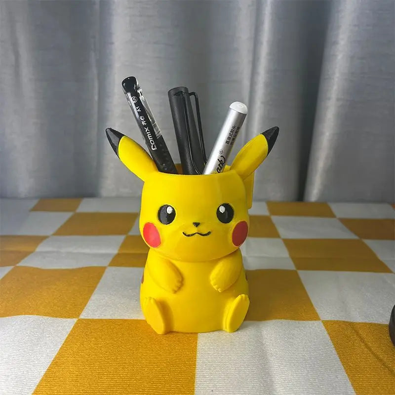 Porte-Crayons Pikachu Assis – Figurine Déco Bureau – Cadeau Pokémon