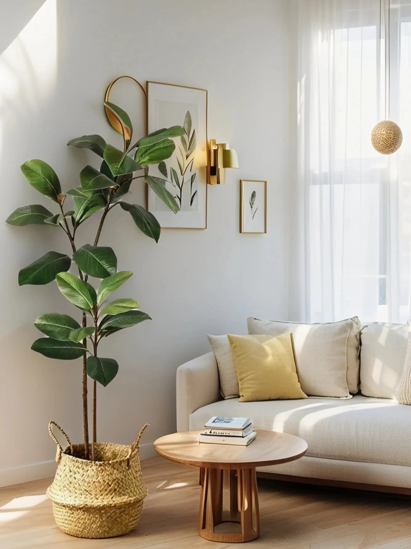 Arbre Artificiel Magnolia Tropical – Branche Décorative Intérieur / Extérieur