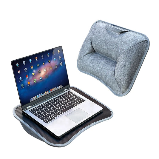 Bureau Laptop Coussin MUMUCC – Table Portable Multifonction, Tapis Souris, Mousse, Plusieurs Coloris