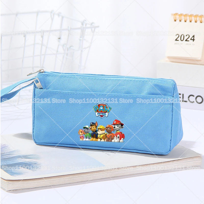 Trousse à Crayons Pat’ Patrouille Grande Capacité – Tissu Oxford – Cadeau Élève