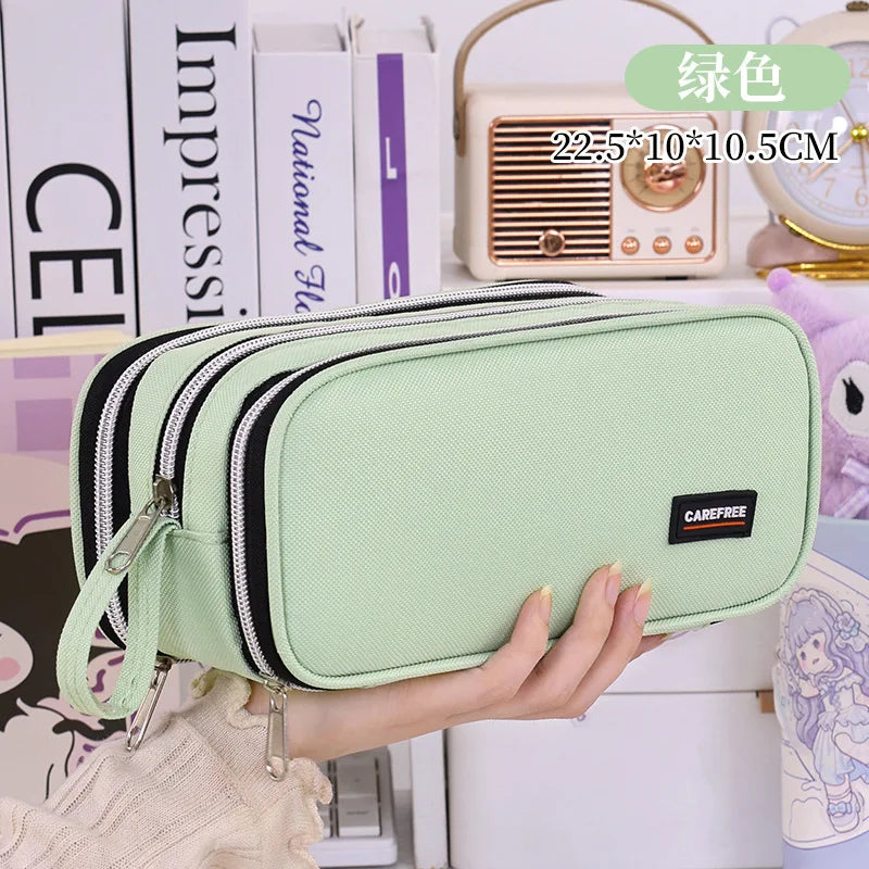 Trousse Scolaire Grande Capacité – Organisateur de Papeterie, 5 Coloris