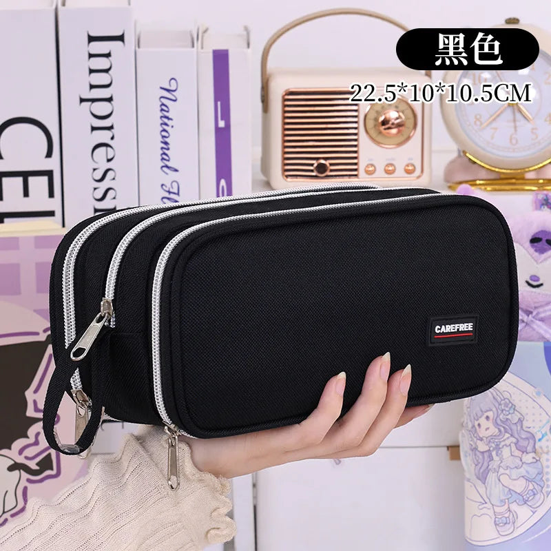 Trousse Scolaire Grande Capacité – Organisateur de Papeterie, 5 Coloris