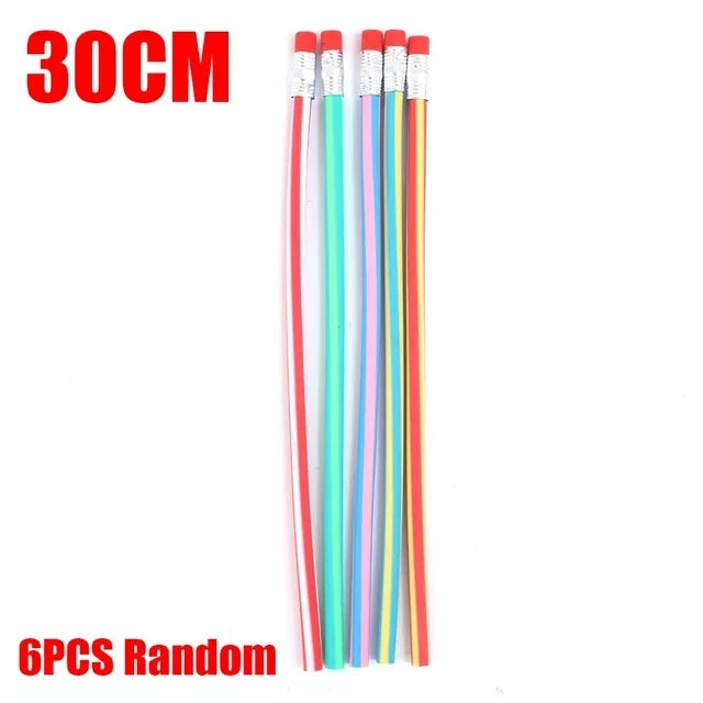 Crayons Flexibles Magiques – Incassables & Pliables – Lot de 1, 3 ou 6 – Taille S, M ou L