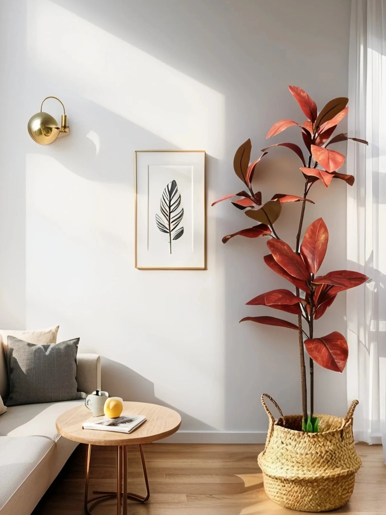 Arbre Artificiel Magnolia Tropical – Branche Décorative Intérieur / Extérieur