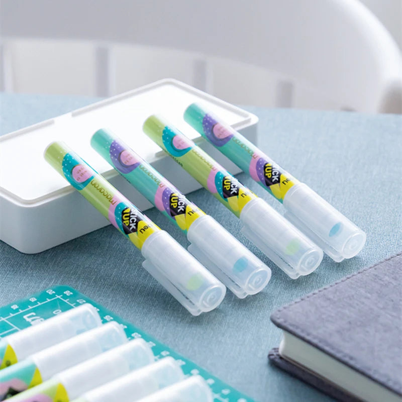 Stylo Colle Deli Haute Viscosité – Format Stylo, Recharge Disponible, Bureau & École