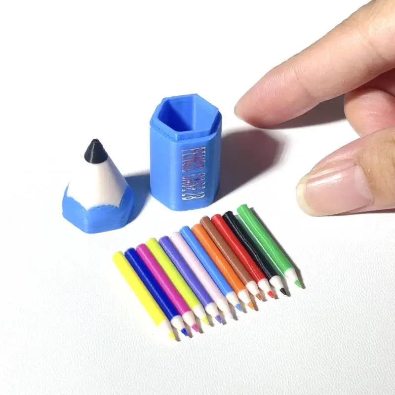 Set Miniature Fournitures Scolaires – 10 à 12 Pièces, Maison de Poupée & Jeu, 5 Assortiments