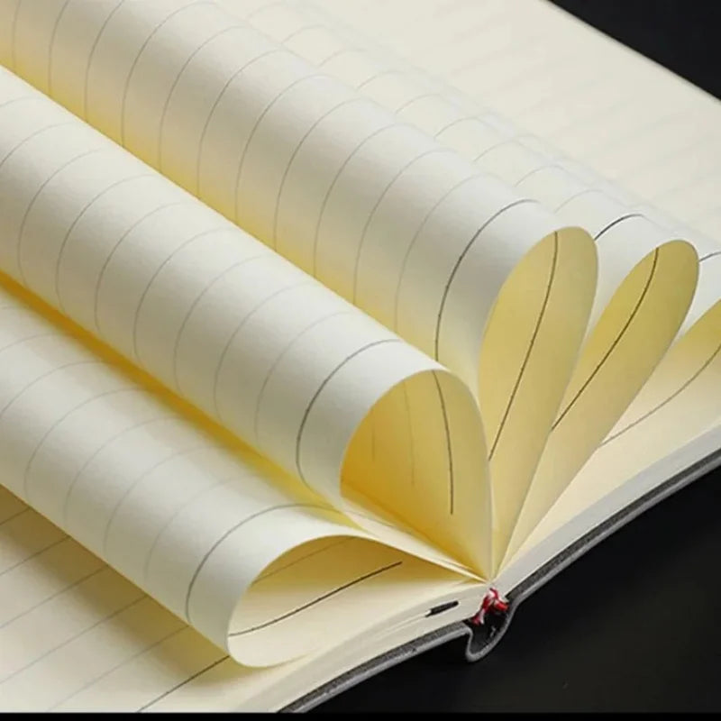 Carnet en Cuir Souple Ligné – Format A5 ou A6, 160 ou 240 Pages – 10 Coloris