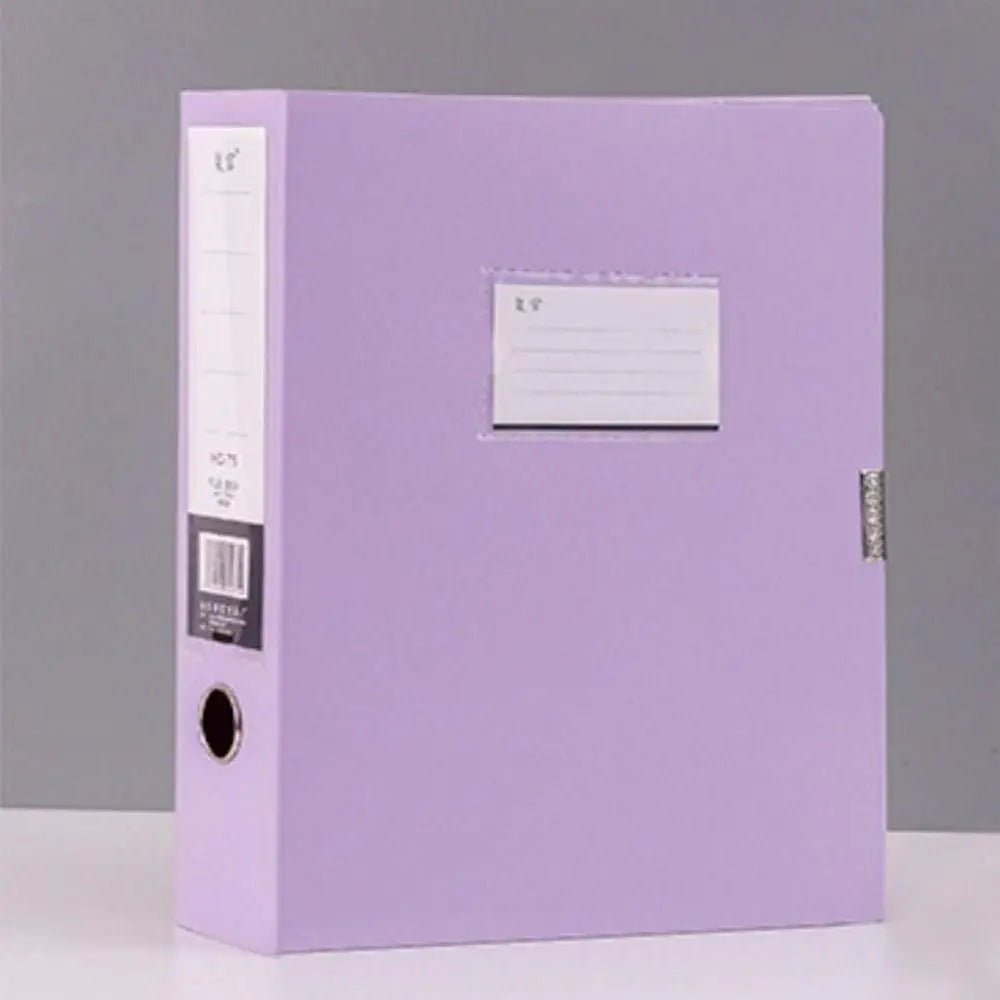 Boîte de Rangement Documents A4 – Grande Capacité, Bureau & École, 8 Coloris