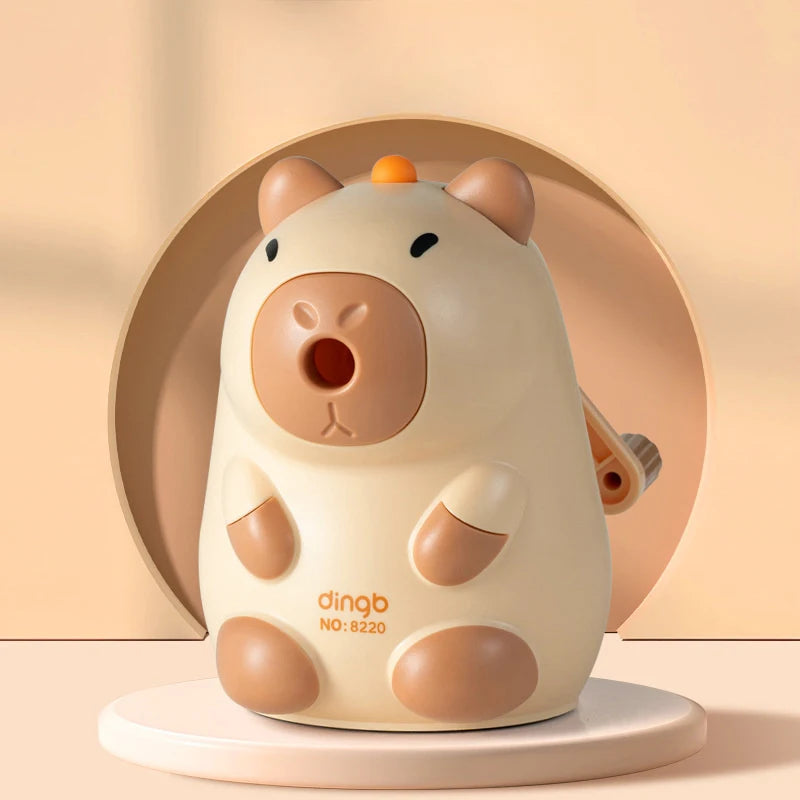 Taille-Crayon Capybara Kawaii – Papeterie Créative Style Coréen, 4 Modèles