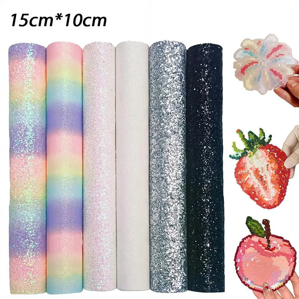 Feuilles Pailletées pour Perles à Repasser – Lot de 6