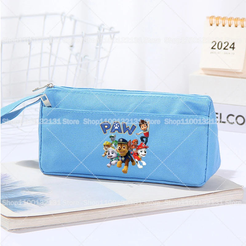Trousse à Crayons Pat’ Patrouille Grande Capacité – Tissu Oxford – Cadeau Élève