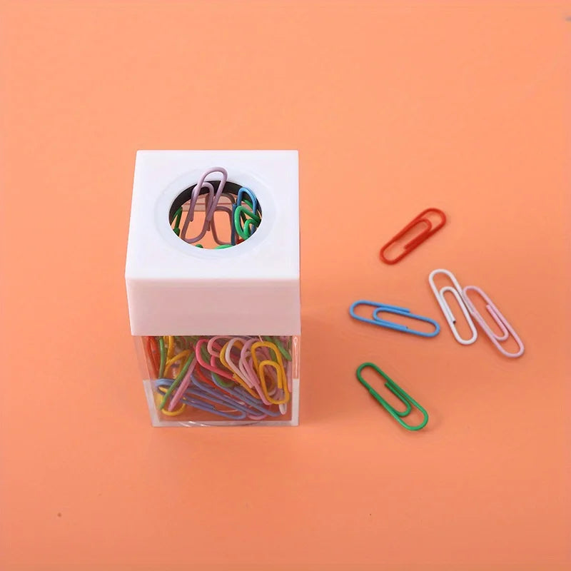 Porte-Trombones Magnétique avec 18 Trombones – Organiseur Bureau – 5 Coloris