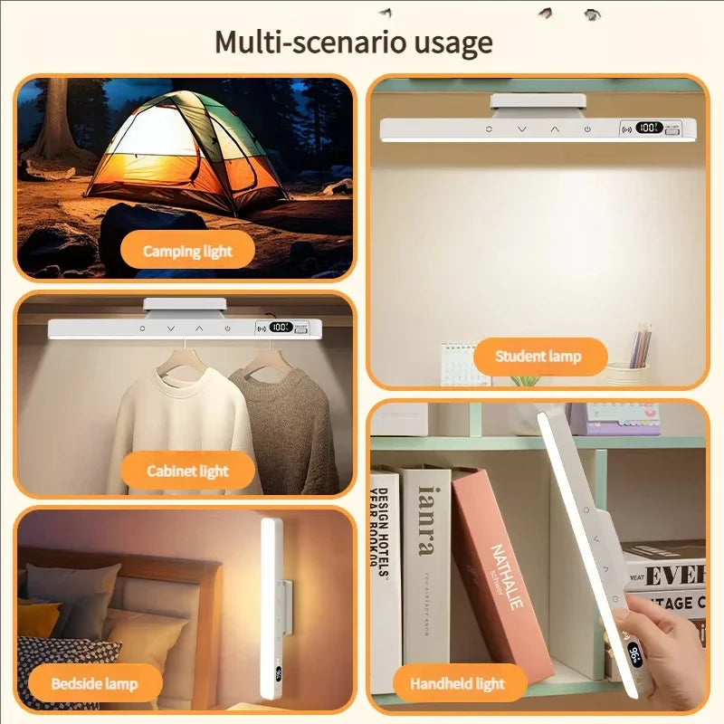 Barre Lumineuse LED Magnétique Rechargeable – Tactile, Affichage Batterie