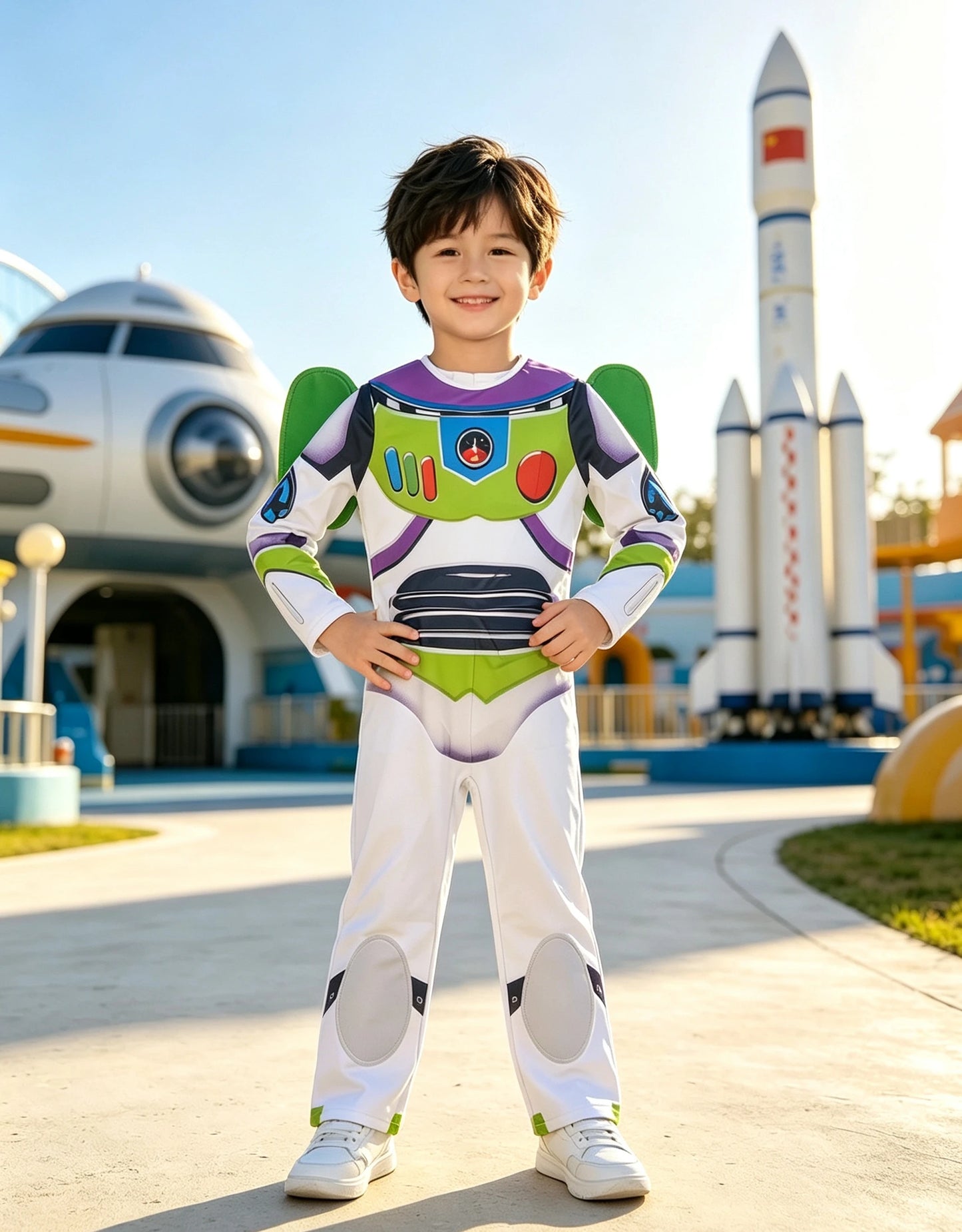 Combinaison Astronaute Enfant – Déguisement Spatial Halloween Cosplay Garçon