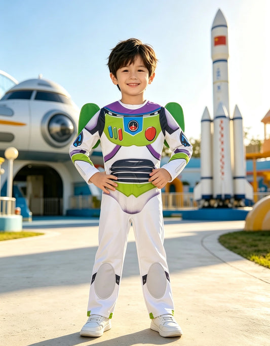 Combinaison Astronaute Enfant – Déguisement Spatial Halloween Cosplay Garçon