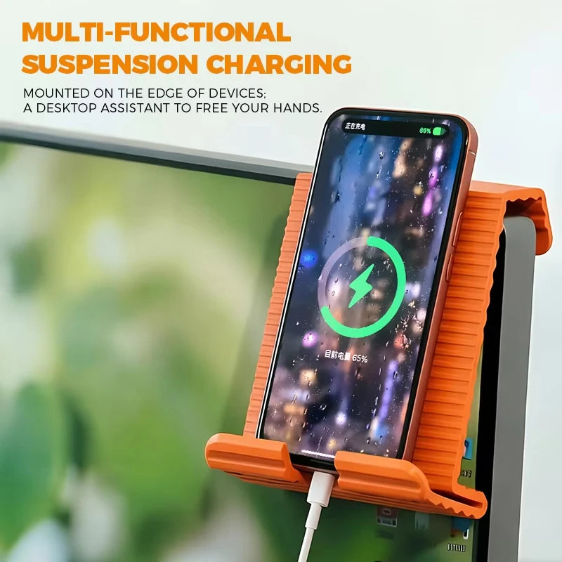 Support Téléphone & Tablette Pliable en Silicone – Universel – Bureau & Voyage – 4 Coloris