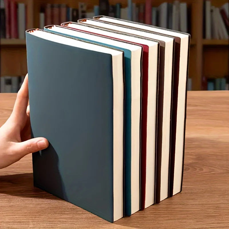 Carnet A5 en Cuir Souple – 120 Pages – Couverture Imperméable – Journal & Écriture – 4 Coloris