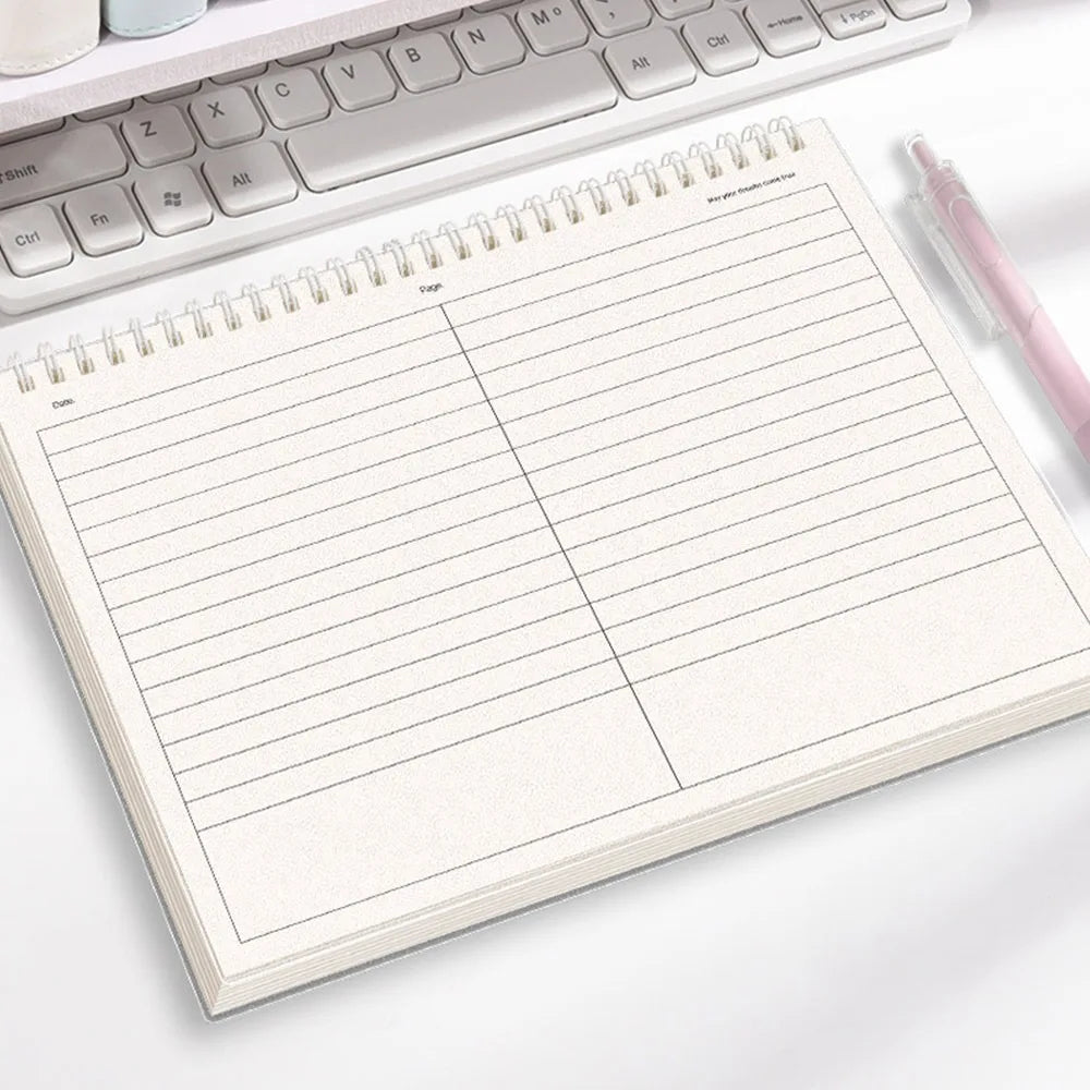 Cahier Spirale B5 Papier Épais – Lignes ou Grille – Multifonction – Étudiants & Bureau