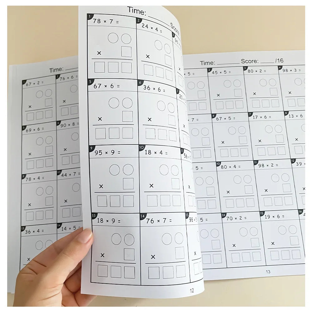 Cahier d’Entraînement Maths – Multiplication & Division, CM1 au CM2, Exercices Progressifs