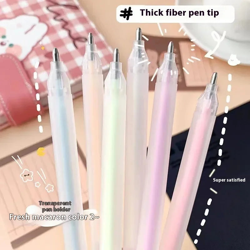Set 12 Stylos Colle Candy Color + 6 Recharges – Séchage Rapide, Haute Viscosité, École & DIY