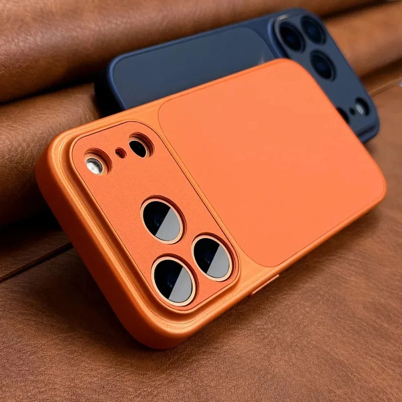 Coque Rétro Luxe pour iPhone – Semi-Rigide, Compatible iPhone 13 à 17 Pro Max, 5 Coloris