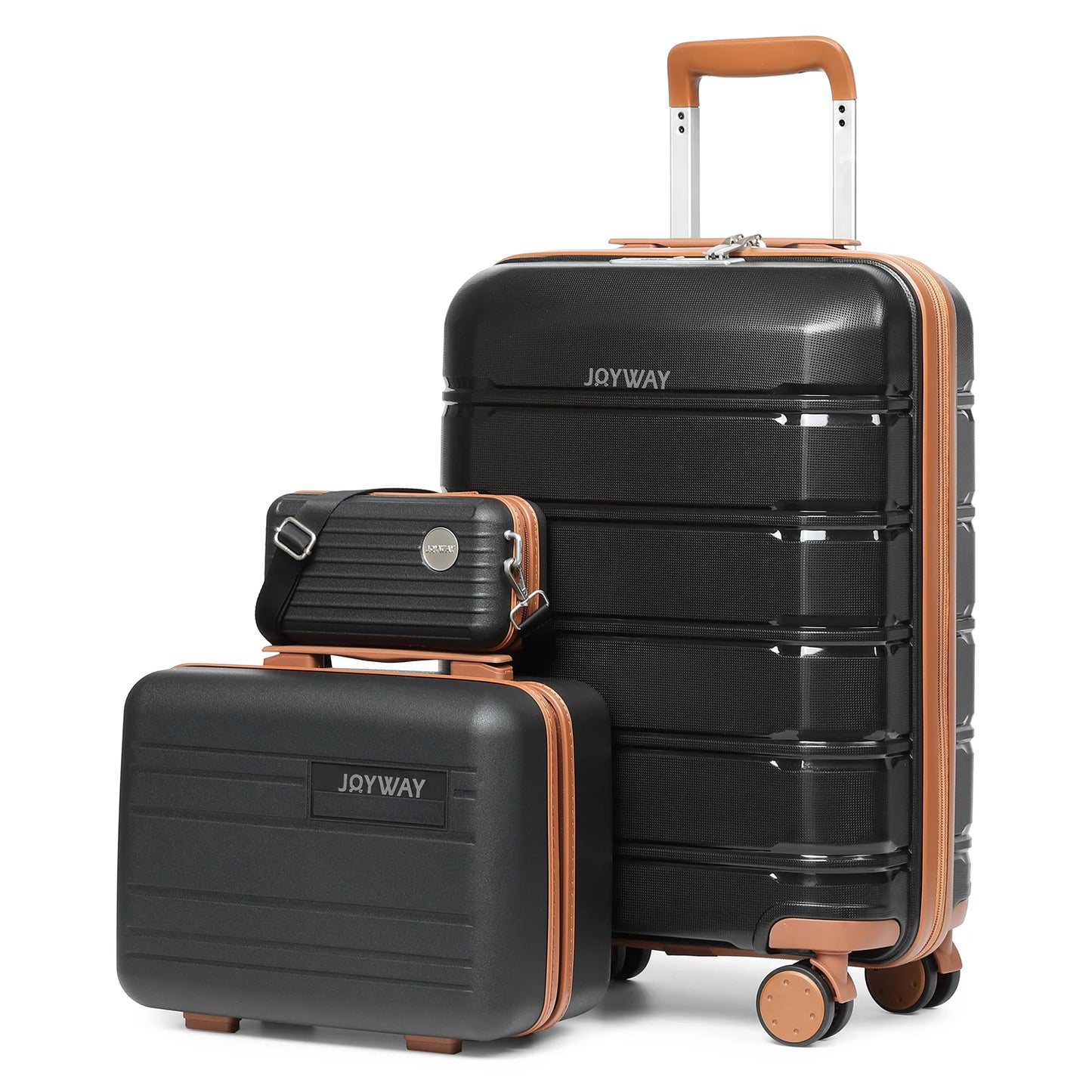 Set de Valises Joyway – Lot 3 ou 5 Pièces, Roulettes Spinner 360°, Serrure TSA