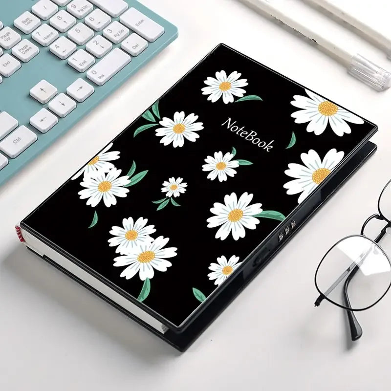 Journal Intime A5 à Serrure – 112 Pages, Couverture PU Souple – 16 Modèles