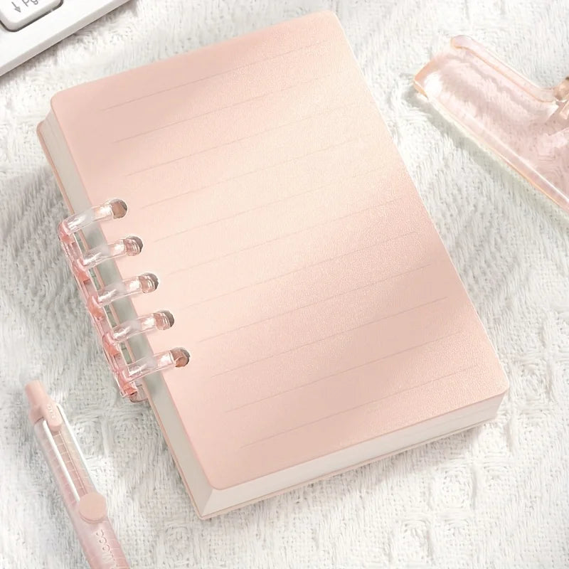 Bloc-Notes Pocket A7 à Feuilles Volantes – 80 Feuilles, Style Rétro Arc-en-Ciel – 6 Couleurs