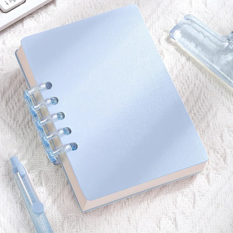 Bloc-Notes Pocket A7 à Feuilles Volantes – 80 Feuilles, Style Rétro Arc-en-Ciel – 6 Couleurs