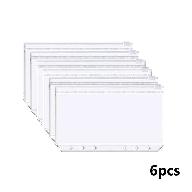 Classeur Budget A6 en Cuir PU – Organiseur Enveloppes – Pochettes & Anneaux – 10 Coloris