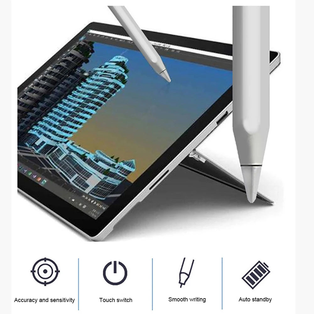Stylet Capacitif Universel – Compatible Android, iOS, iPad, Samsung, Huawei, Xiaomi – 6 Coloris