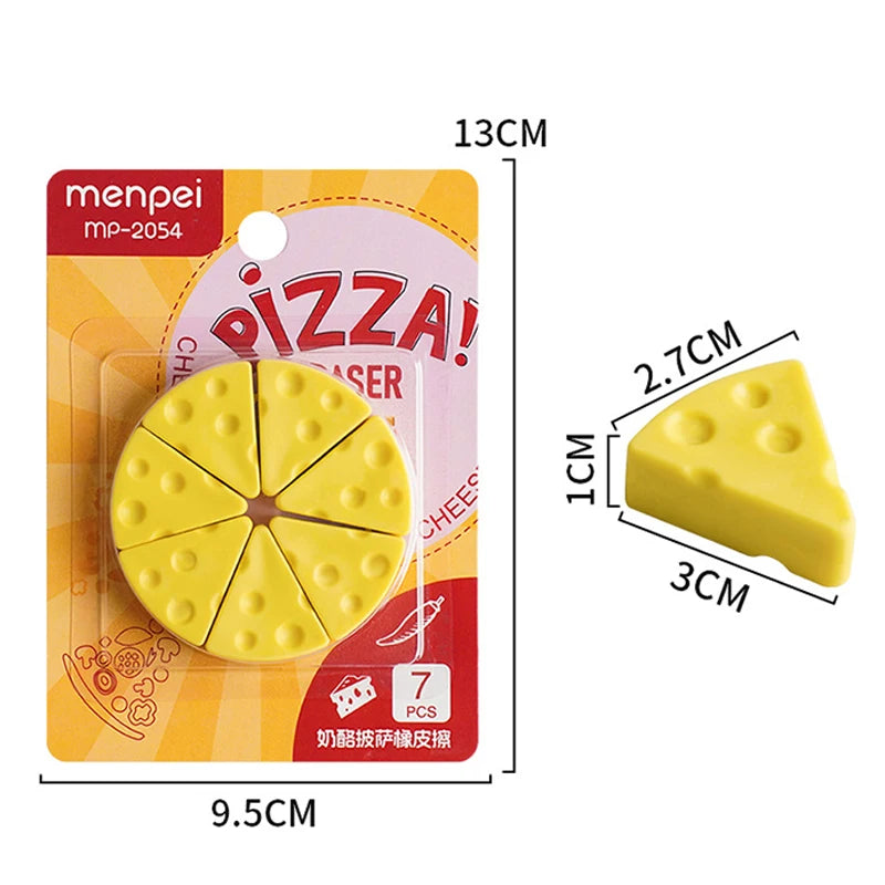 Gomme Fromage Originale – Lot de 7 Pièces, Douce & Sans Traces